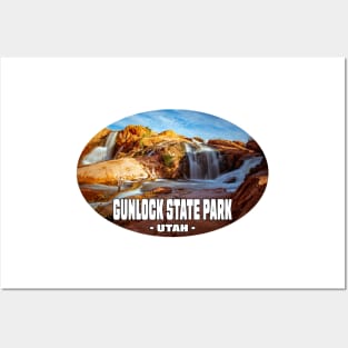 Gunlock State Park / Gunlock Falls, Utah Posters and Art